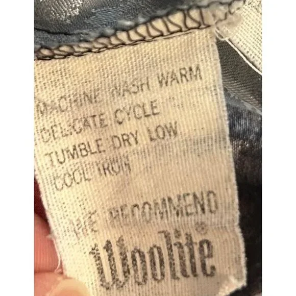 Vintage Anne Klein Women's Black White Gingham Checkered Blouse Red Poppy Size 8 - Picture 4 of 9